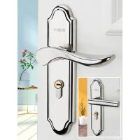 BONJEAN欧式室内卧室房锁可调节锁家用实木把手不锈钢通用型锁具免改孔