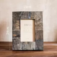 印度牛角牛骨相框 手工艺术摆件桌面装饰 样板间 印度进口牛角相框(拼格4*6“) 其他尺寸