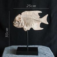 家柏饰(CORATED)史前化石系列 鱼骨艺术装饰摆件 复古文艺另类重口味陈列 鱼骨化石摆件A款