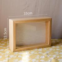 标本相框创意立体画框干花植物装裱衍纸手工diy展示摆台7寸8 L深框33*23.5*8cm 其他尺寸