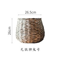 家柏饰(CORATED)洋葱盆景大型仿真植物绿植仿真树装饰摆件陈列布景道具 柳筐大(推荐搭A/C/F/H)