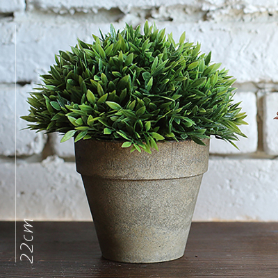 家柏饰(CORATED)仿真树球盆景 咖盆 绿植盆栽 花球球桌面餐桌装饰品 21