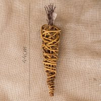 家柏饰(CORATED)胡萝卜手工艺装饰摆件吊饰壁挂材质艺术风格拍摄道具 胡萝卜(大)