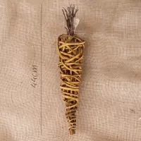 家柏饰(CORATED)胡萝卜手工艺装饰摆件吊饰壁挂材质艺术风格拍摄道具 胡萝卜(大)