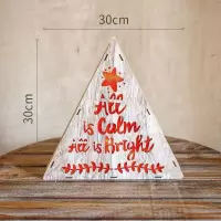 家柏饰(CORATED)圣诞气氛装饰灯箱灯盒摆件壁挂 小夜灯圣诞树星星雪人 C款