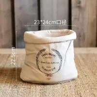家柏饰(CORATED)水泥帆布口袋大型花盆落地花器地面装饰艺术摆件收纳文艺 谷物口袋(大)打孔请备注 大
