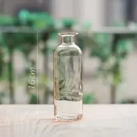 家柏饰(CORATED)小口玻璃瓶 花瓶花器花插 清新森系INS日式北欧装饰摆件 E