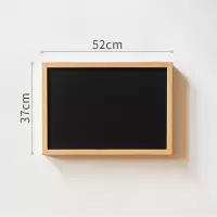 电表箱装饰画黑板吸铁磁性留言板免打孔遮挡配电箱电源开关盒 电表箱黑板框(52*37*6cm)黑 其他尺寸