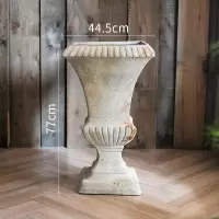 家柏饰(CORATED)欧式复古罗马柱大花盆户外庭院落地装饰摆件别墅口大尺寸 欧式柱盆(A款) 大