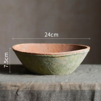 家柏饰(CORATED)自然生长青苔红陶花盆经典素朴日式风格种植器皿杂货花园 O 大