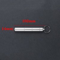 家柏饰(CORATED)便携式迷你创意零散牙签盒随身牙签筒创意金属收纳盒小号剔牙钥匙 小号加长牙签盒(拍两个送一个)