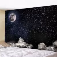 家柏饰(CORATED)超大挂布墙壁装饰挂毯床头卧室背景布森林星空壁画北欧免打孔 图四 150高*200宽厘米横款