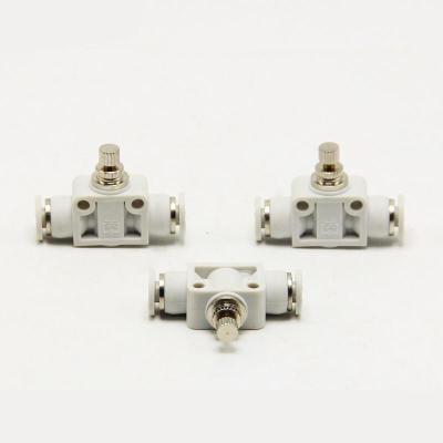 BONJEAN接头ASA4/ASA6/ASA8/ASA10/ASA12管道型节流阀气管接头 ASA4