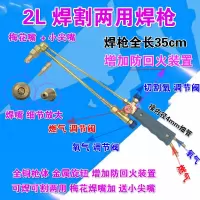 BONJEAN2L便携式焊具套装2升焊焊炬 小型氧气焊把 H01-2焊割两用焊 2L焊割两用版焊枪2升