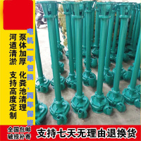 BONJEAN切割铰刀抽粪长杆立式泥浆泵河道清淤化粪池鱼塘吸砂淤泥三相水泵 3KW3寸2.8米单泵(切割绞刀)