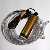 BONJEAN抽油泵柴油12V 电动24伏加油机加油泵自吸泵潜水油泵油抽子抽油器 12v铝合金电泵+5米钢丝管