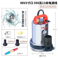 直流潜水泵水泵家用抽水12v24v480v小型电瓶车抽水泵农用 48V2寸口350W13米线送5米管(10年换新