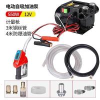 BONJEAN电动抽油泵12V24V220V柴油泵加油机加油自封组合套装自吸泵 12V550W+电子计量枪+高压防爆管