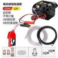 BONJEAN电动抽油泵12V24V220V柴油泵加油机加油自封组合套装自吸泵 12V550W+自封枪+高压防爆油管