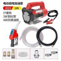 BONJEAN电动抽油泵12V24V220V柴油泵加油机加油自封组合套装自吸泵 24V202S+电子计量枪+高压防爆管