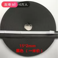 BONJEAN防火缝装封条窗高温型自粘防火密封条膨胀阻燃隔烟胶条 黑色15mm宽*2mm厚(盘装1米价)10米起拍