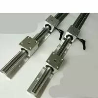 森美人定制直线滑轨光轴导轨铝托圆柱滑轨支撑座导轨 木工推台锯轨道滑块 其它规格联系客服