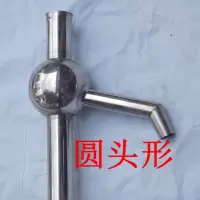 BONJEAN不锈钢油抽子手动油抽手摇泵油桶抽水器手摇油抽子大小号抽油筒 大号球头型