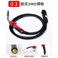 二氧化碳气保焊 200A/350A/500A/15AK/24KD 便携式 焊液化气 焊机配件欧式 24KD3米