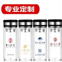 家柏饰(CORATED)双层加厚玻璃杯批发公司广告杯子小礼品茶杯印字logo定制水杯