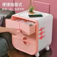 家柏饰(CORATED)内衣收纳盒抽屉式三合一塑料家用储物盖分格装内裤袜子整理箱