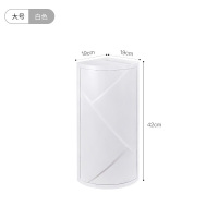 家柏饰(CORATED)卫生间置物架壁挂免钉免打孔吸壁式浴室洗手间洗漱台收纳三角墙角 [白色]大号