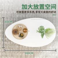 森美人北欧茶几简约客厅小户型实木圆形组合简易阳台小茶几现代创意边几