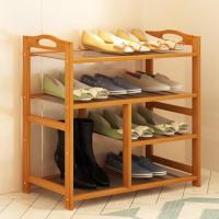 森美人鞋架多层简易家用鞋柜寝室经济型收纳架组装现代简约楠竹置物鞋子