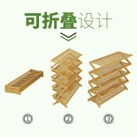 森美人折叠鞋架子多层简易口家用宿舍经济型大学生免安装置物楠竹柜小