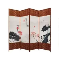 屏风隔断客厅装饰玄关墙简易折叠实木移动折屏时尚办公室简约现代