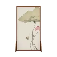 新中式屏风隔断客厅酒店卧室遮挡家用现代装饰实木入户玄关座屏