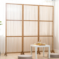 中式屏风遮挡装饰玄关客厅隔断现代简约移动实木屏风入户座屏