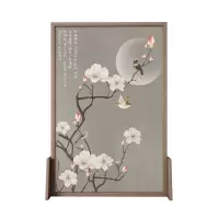 新中式屏风隔断客厅进玄关简约现代时尚卧室遮挡家用小户型座屏 樟子松80*180cm 整装