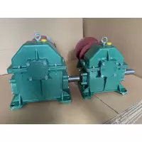 小吊机减速器变速齿轮箱牙箱1比8齿铜齿轮限重-4百公斤电机带动