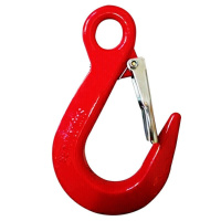 钢管钩钢管细筋钩大开口吊钩环眼钩起重钩尖嘴钩1吨货钩圆钢吊钩 大开口货柜钩2T