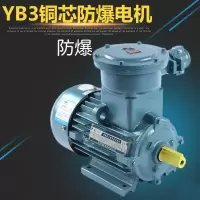 防爆电动机YB隔爆型三相铜芯国标卧式马达矿用安全型 国标防爆750W三相1400转