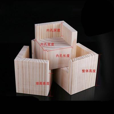 KB床脚垫腿木块茶几脚垫高块实木支撑脚沙发脚桌腿加高垫柜脚 内15x15cm增高10cm/个