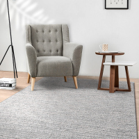 美帮汇地毯客厅茶几毯北欧现代简约欧式家用地毯卧室ins风床边地垫灰色