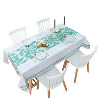 美帮汇北欧轻奢桌布防水防油防烫免洗家用pvc长方形台布茶几餐桌布ins