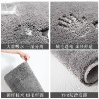 美帮汇可机洗地毯口脚垫入户进卫生间吸水防滑现代房间厨房地垫家用