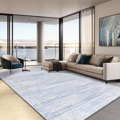美帮汇北欧抽象地毯客厅轻奢现代简约茶几垫加厚卧室床边毯灰色大面积