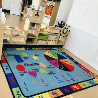 美帮汇幼儿园地毯早教中心绘本馆LOGO定制阅读角儿童房游戏满铺
