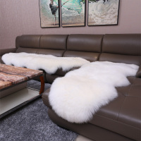 美帮汇整张羊皮羊毛沙发垫羊毛地毯卧室皮毛一体椅垫飘窗毛绒坐垫欧式