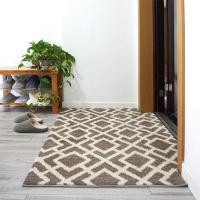 美帮汇北欧风几何图案支持定制地毯进入户玄关脚垫定制地垫凸形特殊形