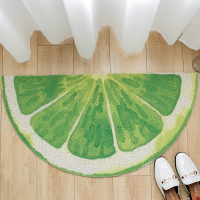 美帮汇进地垫回家半圆大入户口蹭脚垫家用北欧丝圈垫地毯